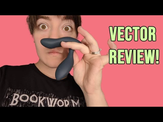 We-Vibe Vector Powerful Vibrating Prostate Massager with Remote & App Control