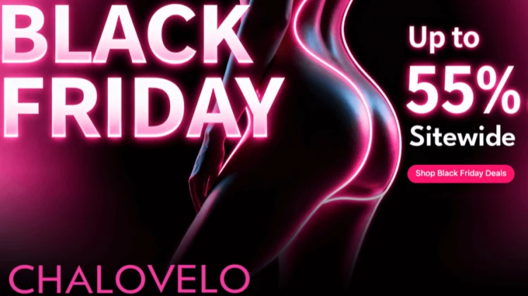 Chalovelo's Black Friday: Get Your Lips & Hips Buzzing at 55% Off Chalovelo's Black Friday: Get Your Lips & Hips Buzzing at 55% Off