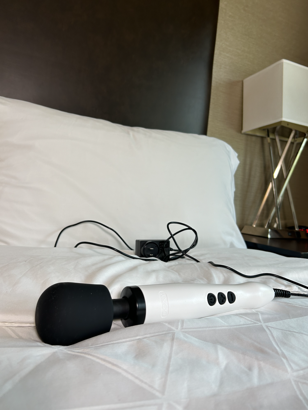 Pictured is the Doxy Original Massager from a frontal view. Pictured is the Doxy Original Massager from a frontal view.
