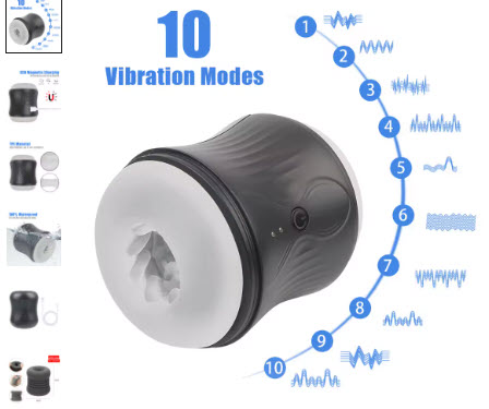 10 Modes of the Male Masturbator as shown. 10 Modes of the Male Masturbator as shown.
