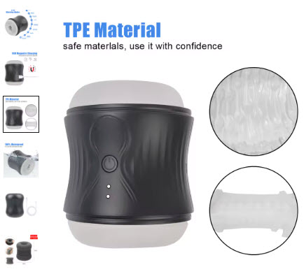 Demo of TPE Material for the Male Masturbator/Artificial Vaginal from AliExpress. Demo of TPE Material for the Male Masturbator/Artificial Vaginal from AliExpress.