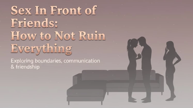 Sex In Front of Friends: How to Not Ruin Everything Sex In Front of Friends: How to Not Ruin Everything