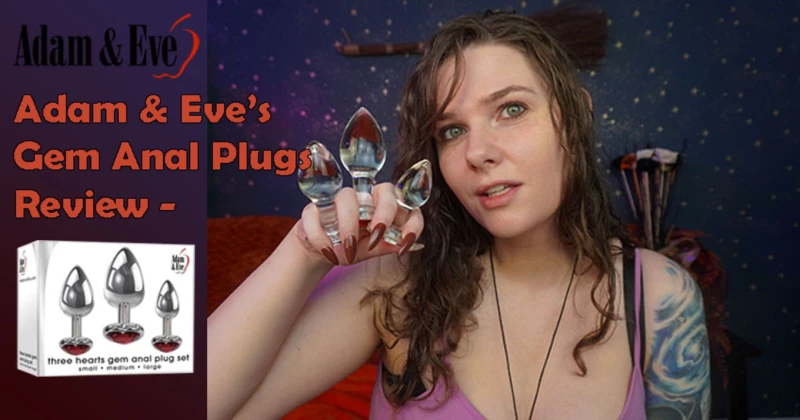 Adam & Eve's Red Heart Gem Glass Plug Set (3 pcs) Review - Simple & Cute