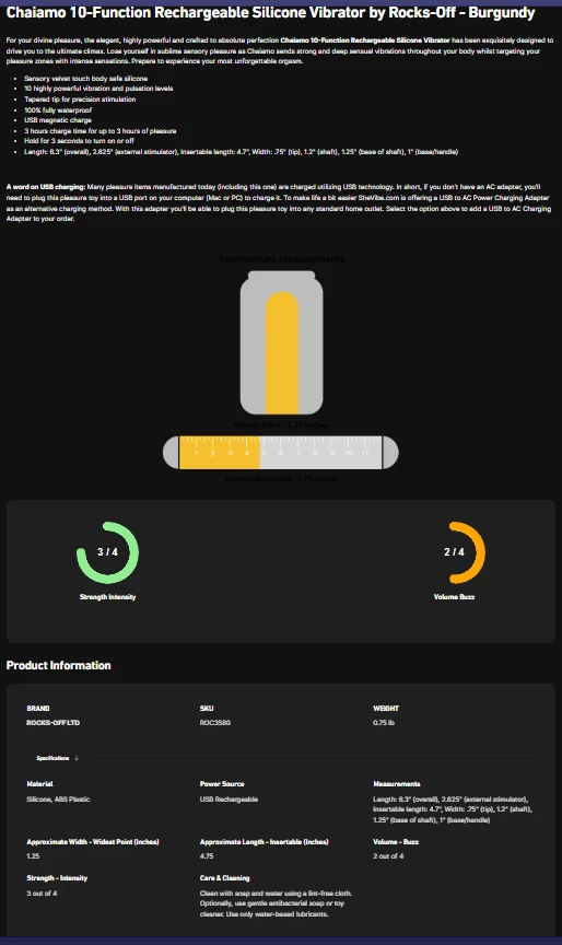 Detailed evaluation