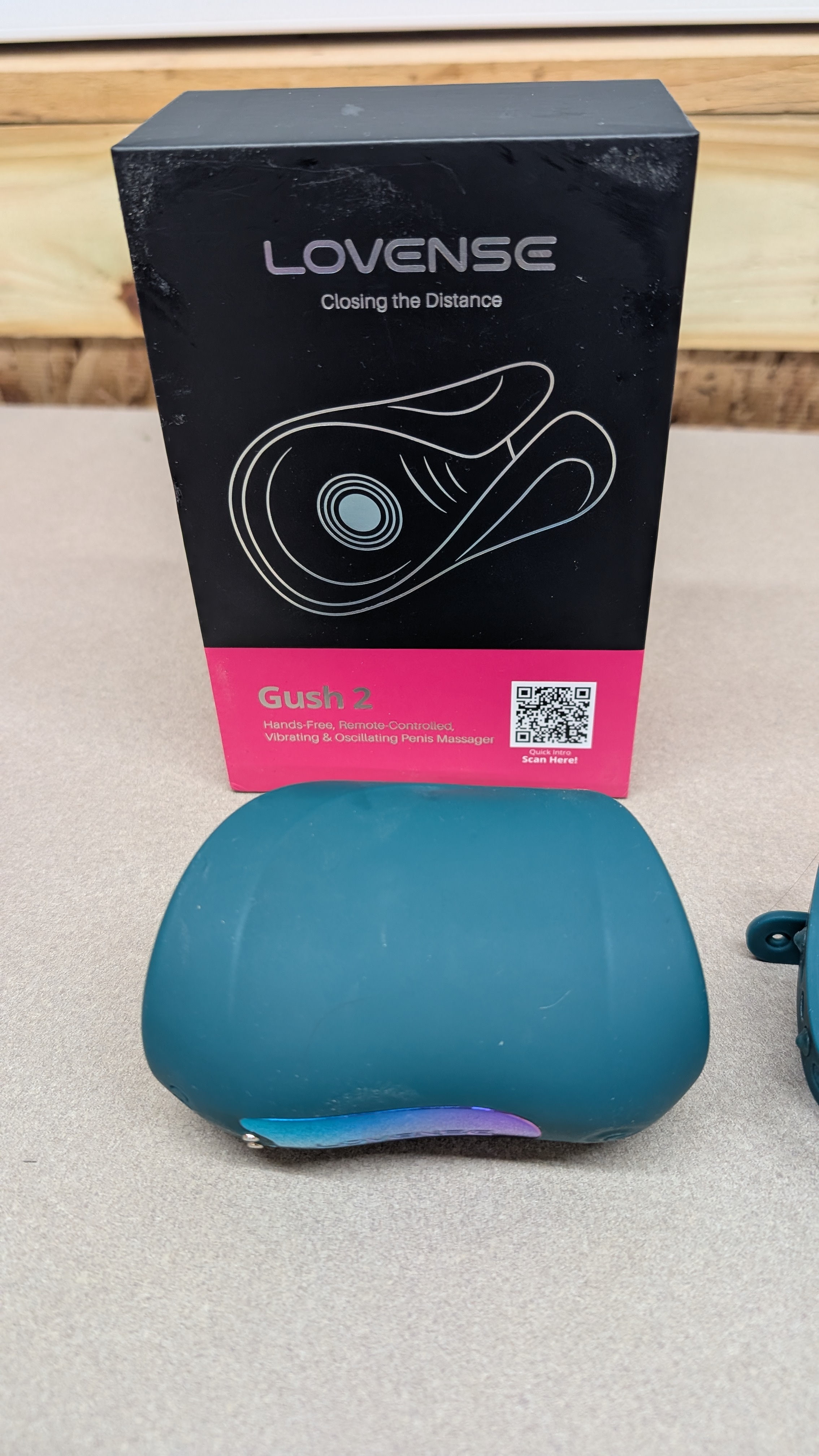 Pictured is a QR code for users to learn more about the Lovense Gush 2. Pictured is a QR code for users to learn more about the Lovense Gush 2.