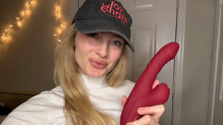 Toendi Cherly G Spot Vibrating Dildo Video Review  | 3-in-1 Stimulation Test
