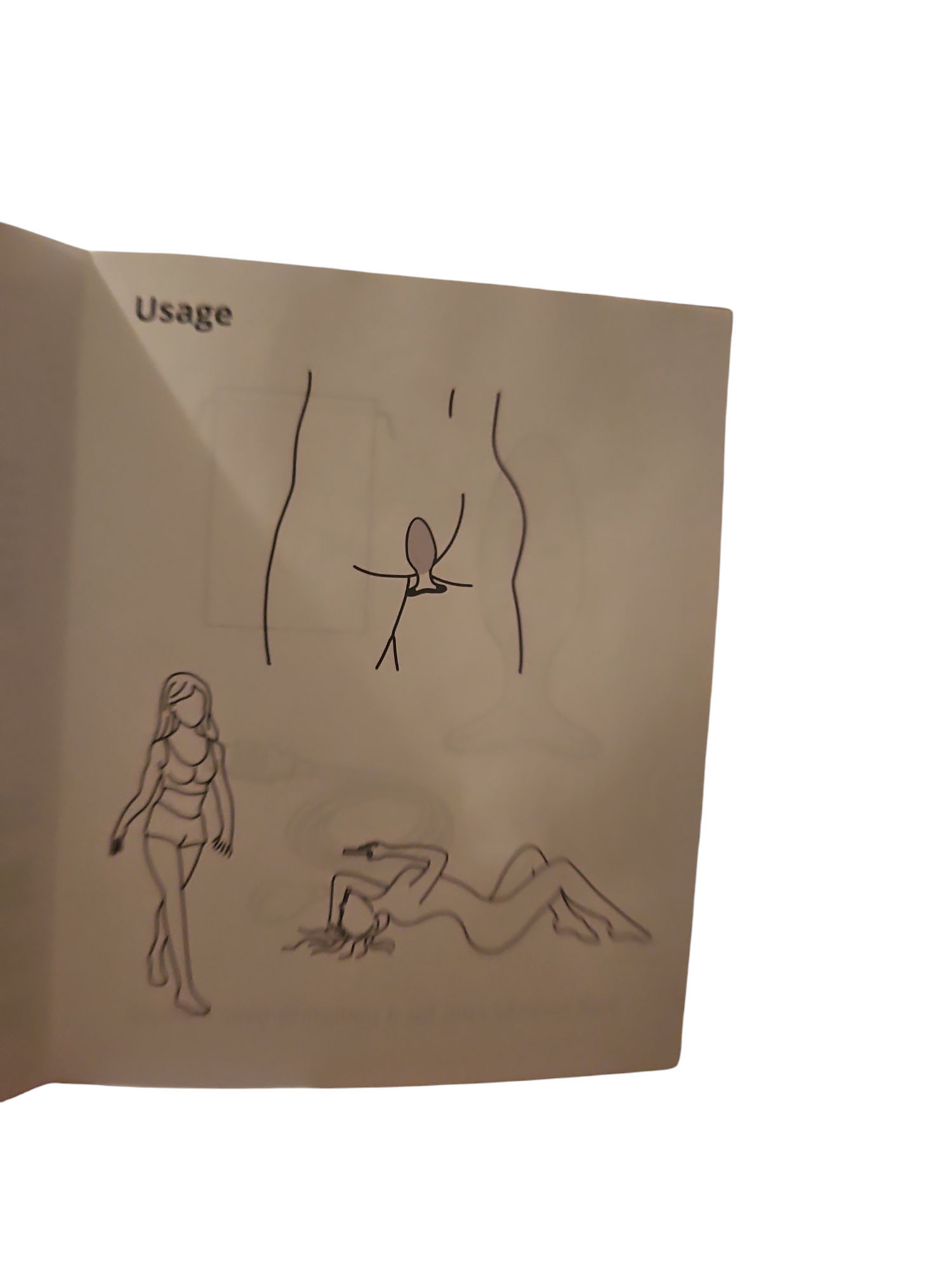 Pictured is the instructions for The Lovense Hush 2.