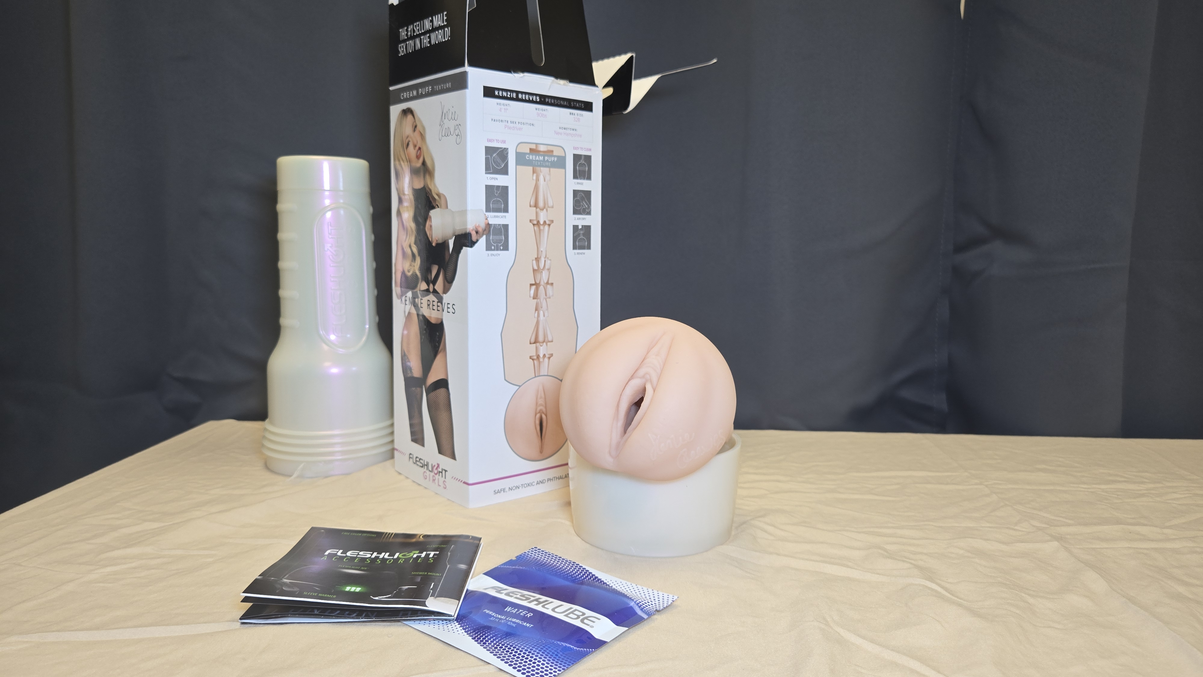 Fleshlight Kenzie Reeves Creampuff: Puffy and Sweet, The Creampuff