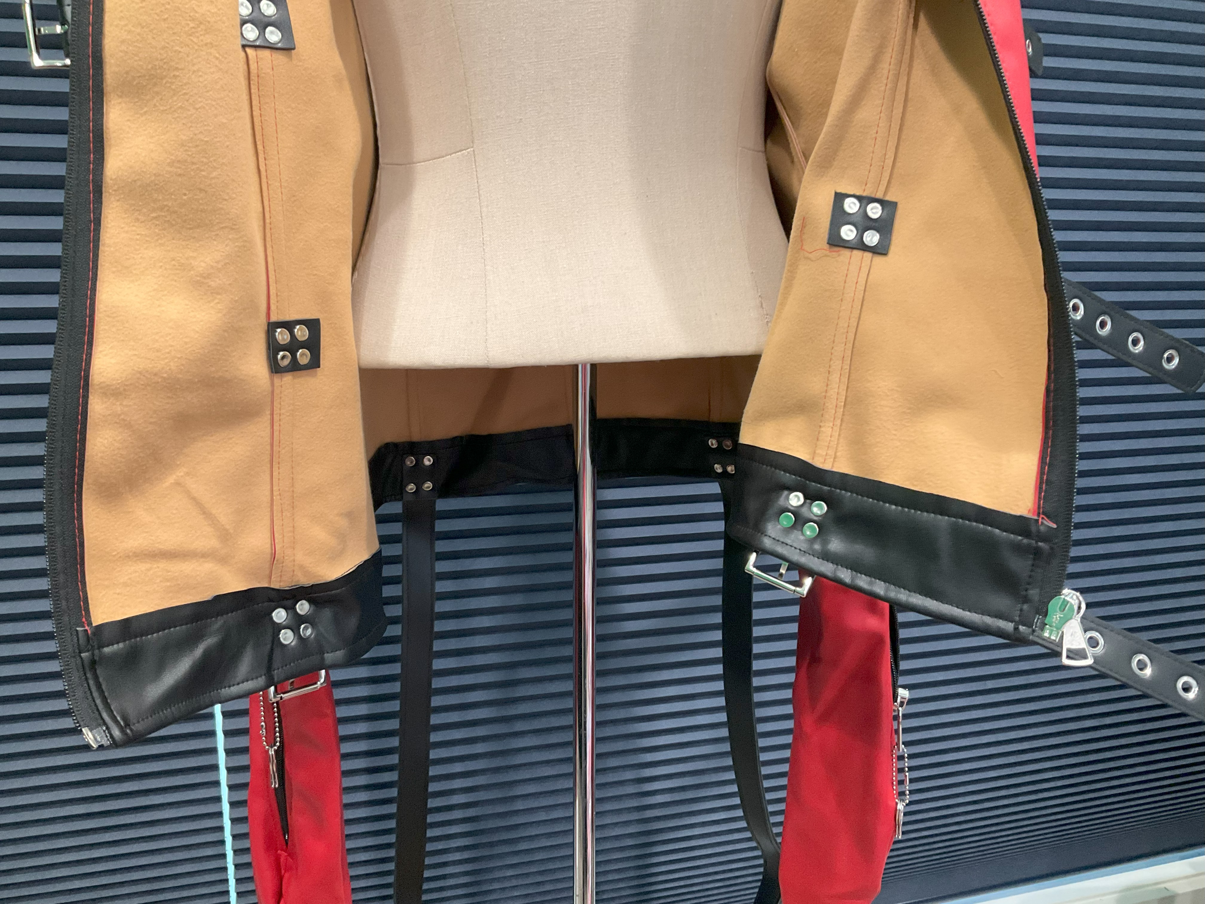 Inside of the jacket Inside of the jacket