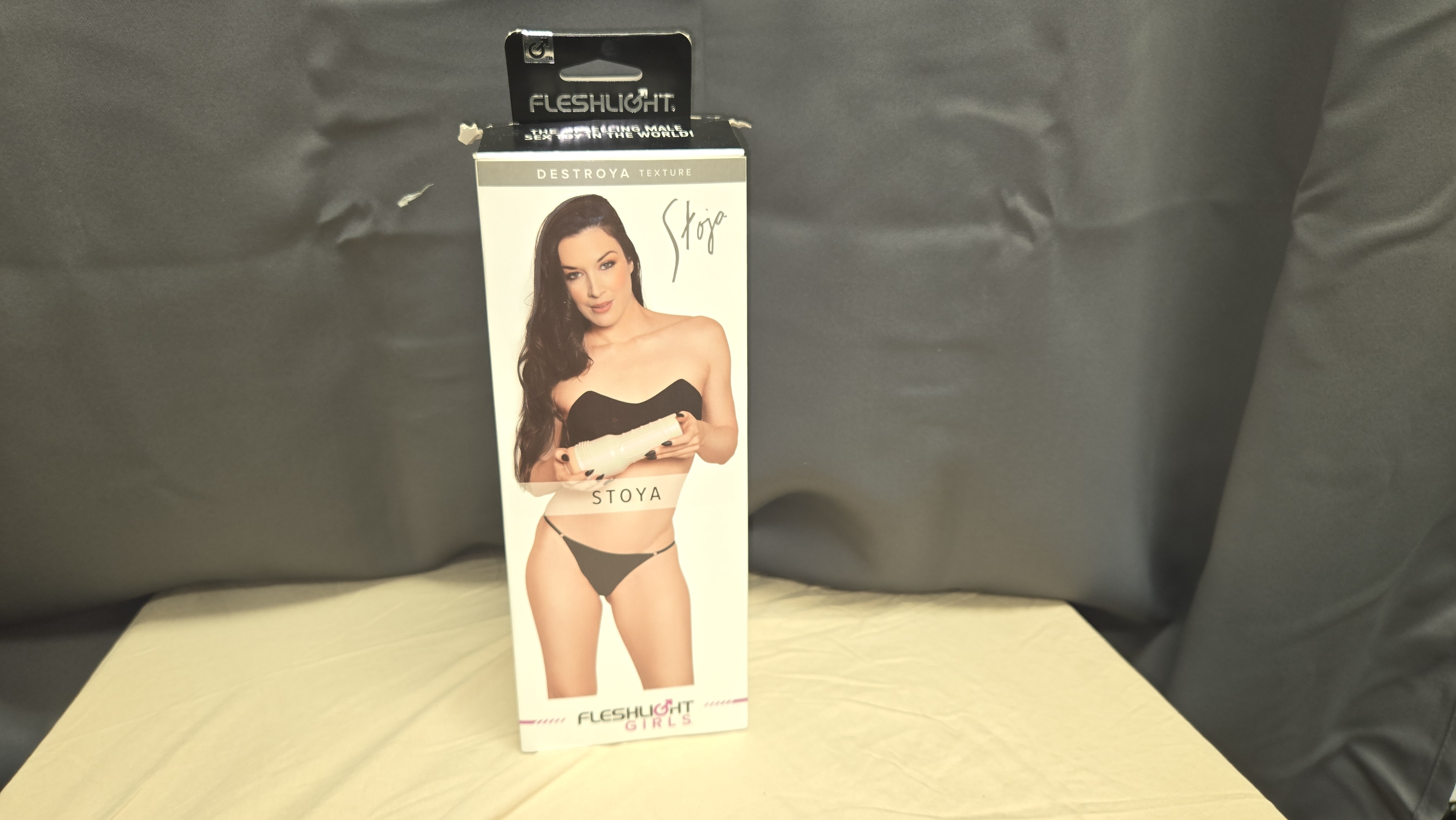 Pictured is Fleshlight's Stoya Destroya packaging. Pictured is Fleshlight's Stoya Destroya packaging.