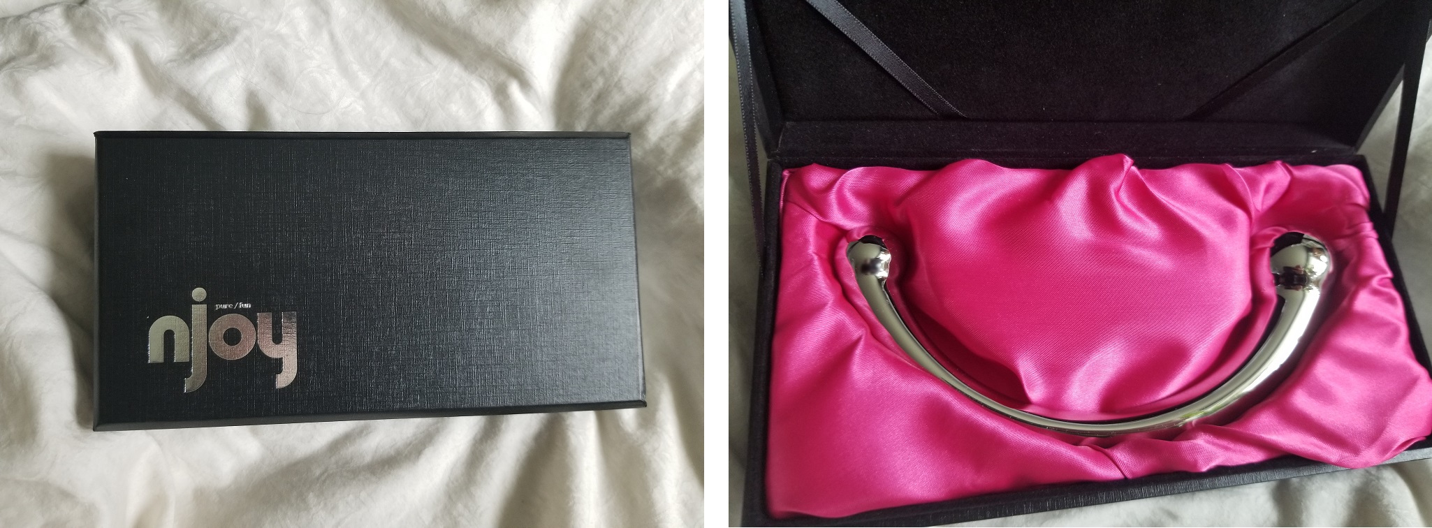 Featured is the packaging, equipped with a sleek box and the Pure Wand inside. Featured is the packaging, equipped with a sleek box and the Pure Wand inside.