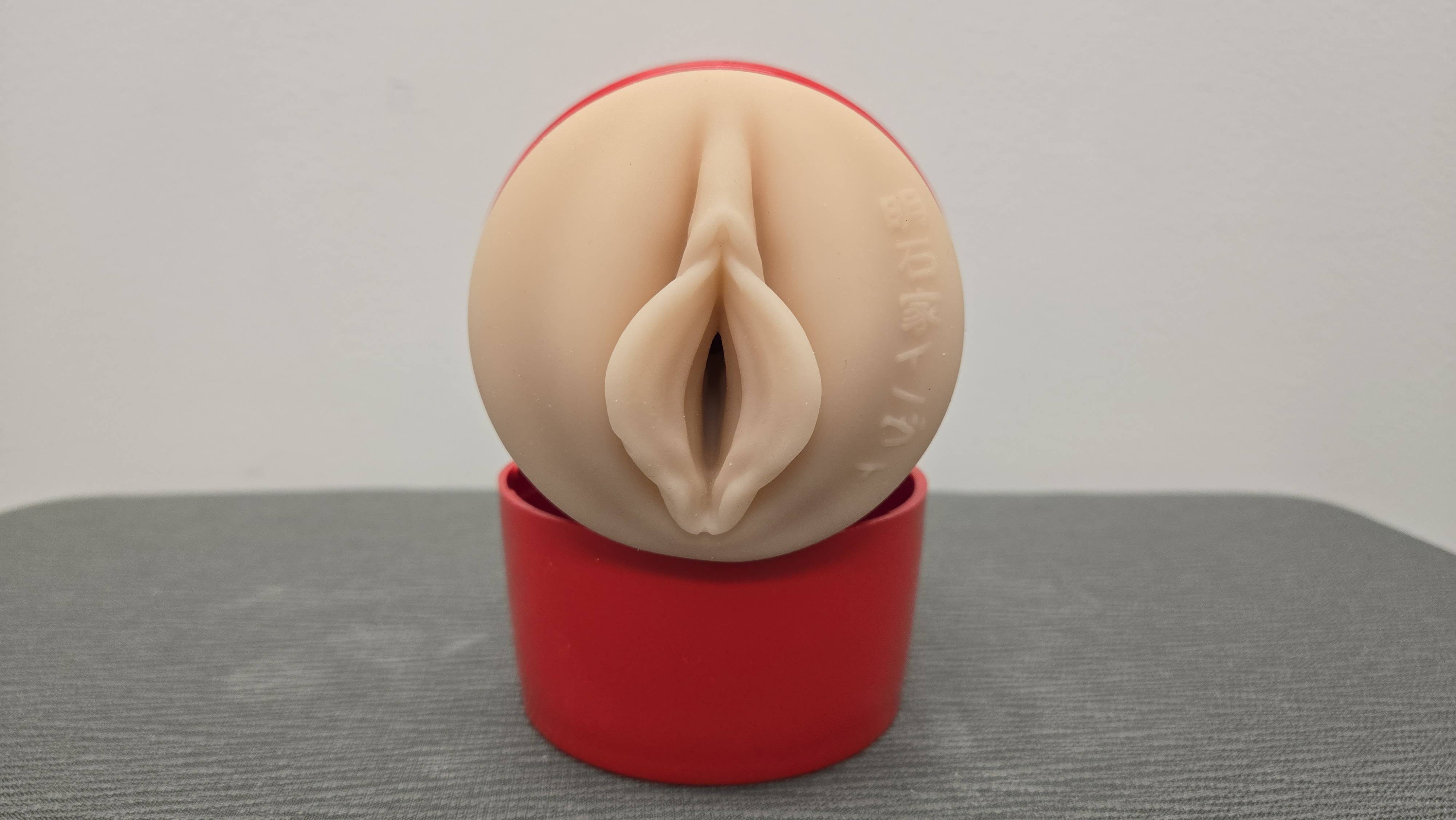 A symmetrical vagina Fleshlight. A symmetrical vagina Fleshlight.