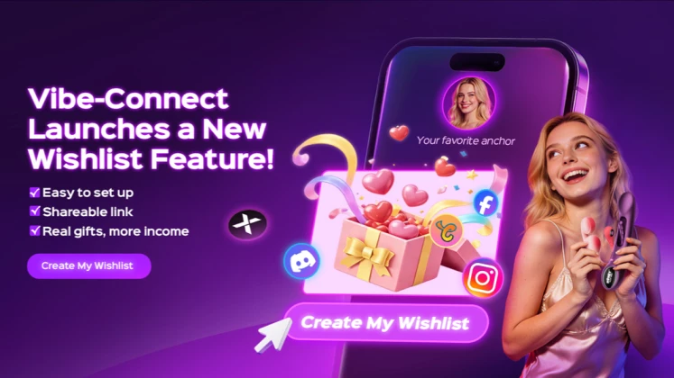 Honey Play Box Helps Boost Cam Models’ Income with Vibe-Connect’s New Wishlist Feature