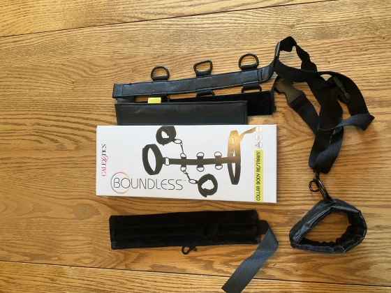 CalExotics Boundless Collar Body Restraint: Good Entry Level Cuffs CalExotics Boundless Collar Body Restraint: Good Entry Level Cuffs