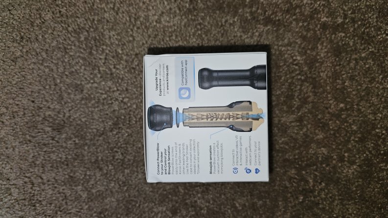 The manual shows users how to connect the PowerBlow to a stroker in order to control the blowjob experience. The manual shows users how to connect the PowerBlow to a stroker in order to control the blowjob experience.