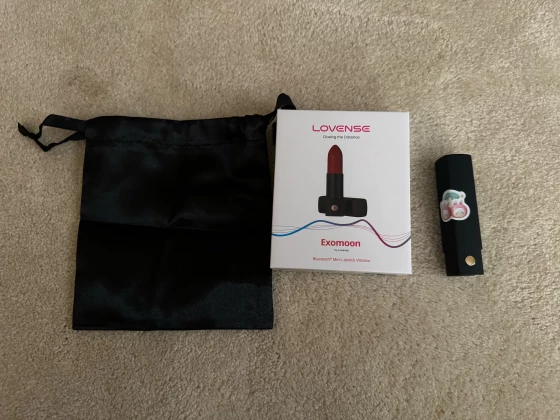 Lovense Exomoon Review: im just a girl so i got the lovense lipstick vibrator hehe Lovense Exomoon Review: im just a girl so i got the lovense lipstick vibrator hehe