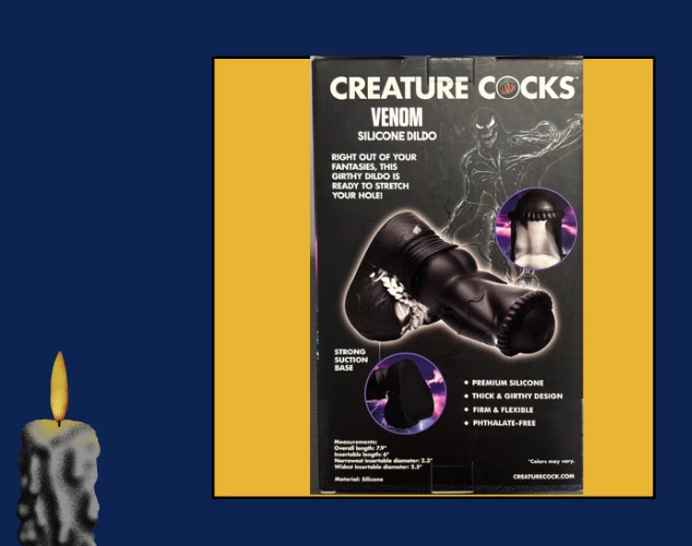 Creature Cock's Venom Silicone Dildo Review: The Girth Monster - ToyChats