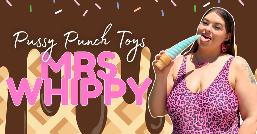 Ice cream cone dildo? YES!! Mrs Whippy by Pussy Punch Toys