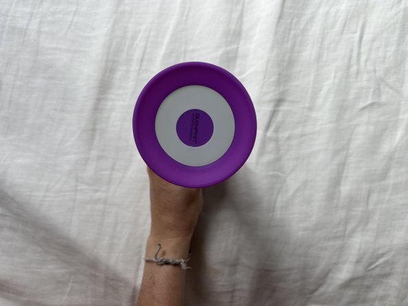 Pictured is the suction cup on the Squeeze-It Wavy Dildo. Pictured is the suction cup on the Squeeze-It Wavy Dildo.