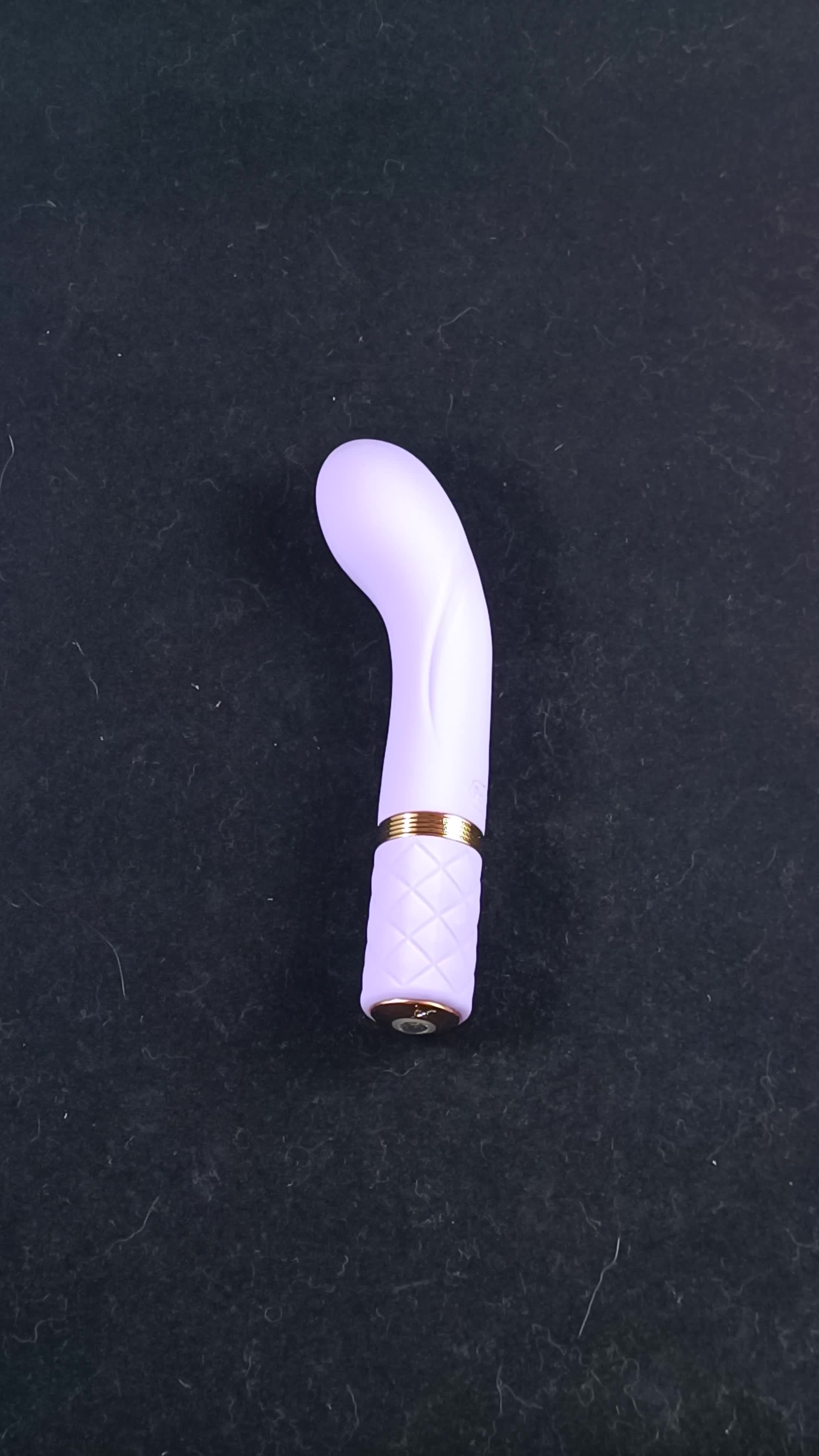 Featured is a video of the Pillow Talk Racy Special Edition Silicone G-Spot Vibrator with its single button operation.